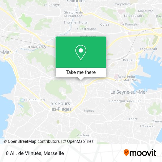 8 All. de Vilnués map