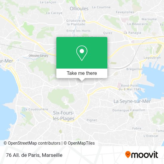 76 All. de Paris map