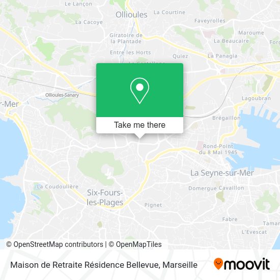 Maison de Retraite Résidence Bellevue map