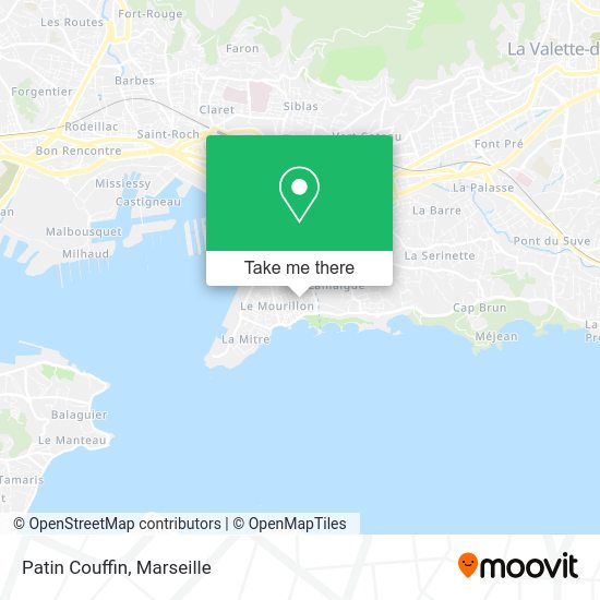Patin Couffin map