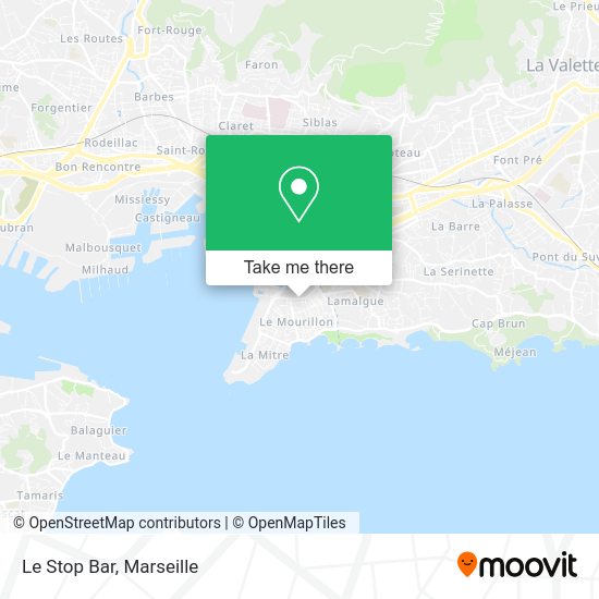 Le Stop Bar map
