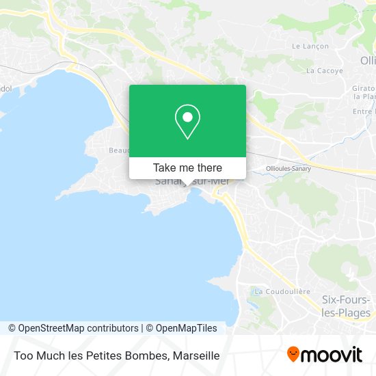 Too Much les Petites Bombes map