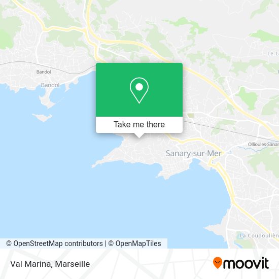 Val Marina map