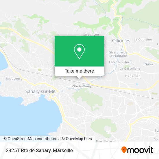2925T Rte de Sanary map