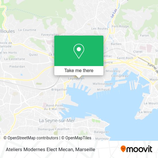 Ateliers Modernes Elect Mecan map