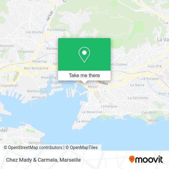 Chez Mady & Carmela map