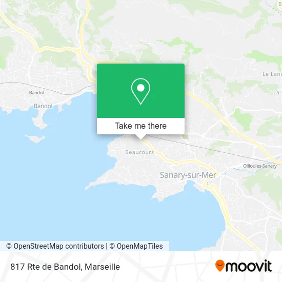 817 Rte de Bandol map