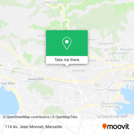 114 Av. Jean Monnet map