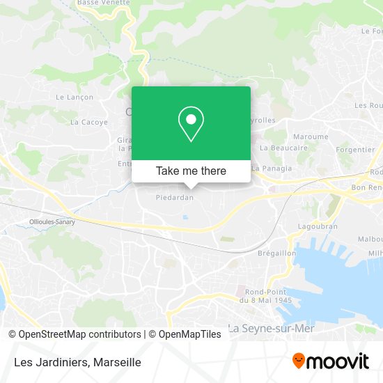 Les Jardiniers map