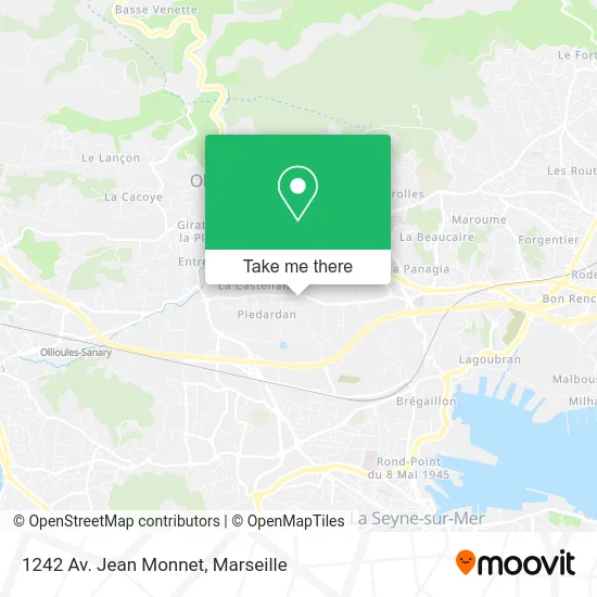 1242 Av. Jean Monnet map