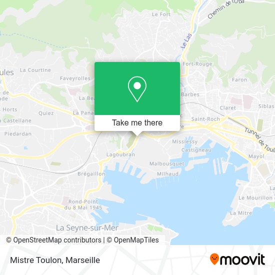 Mistre Toulon map