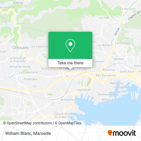 William Blanc map