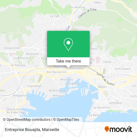 Entreprise Bouajila map