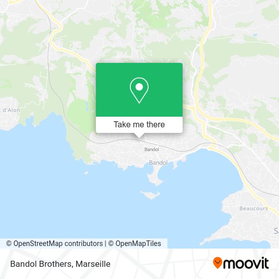 Bandol Brothers map