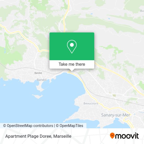 Apartment Plage Doree map