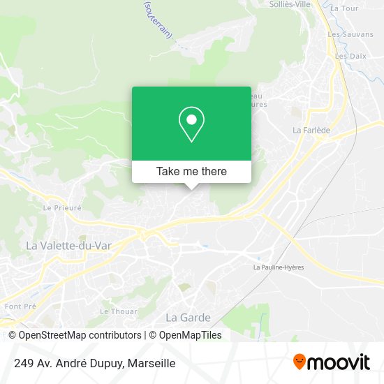 249 Av. André Dupuy map