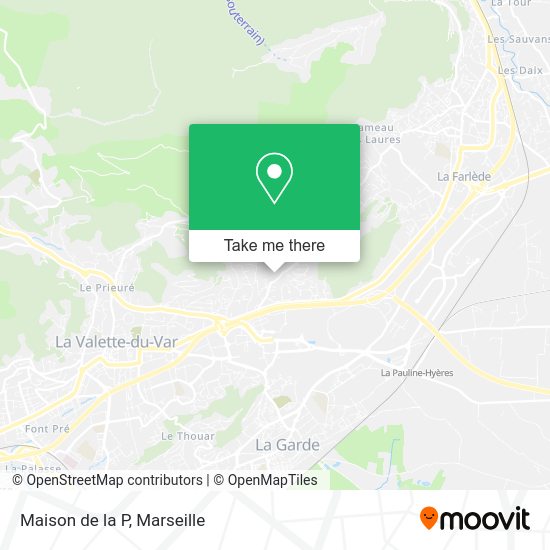 Maison de la P map