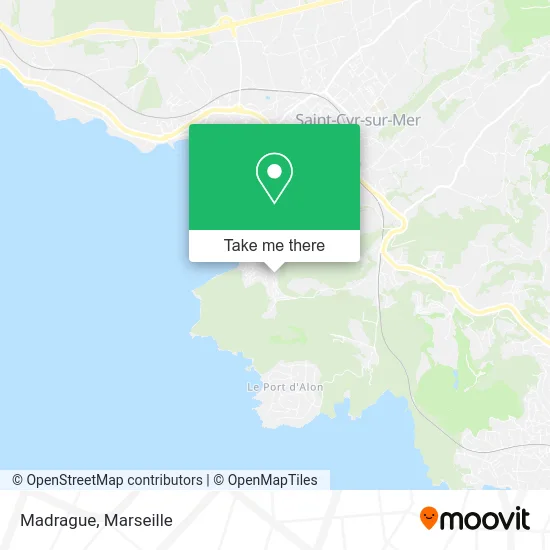 Madrague map