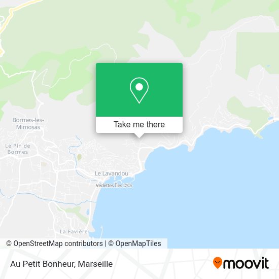 Au Petit Bonheur map