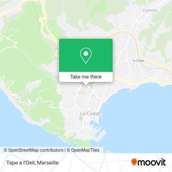 Tape a l'Oeil map