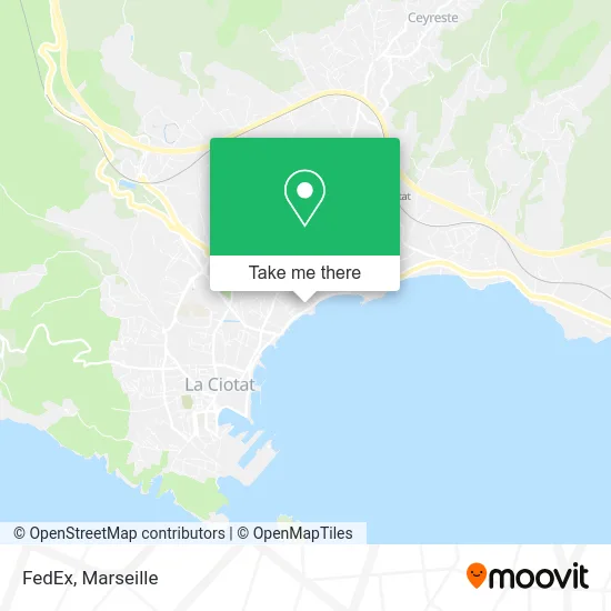 FedEx map