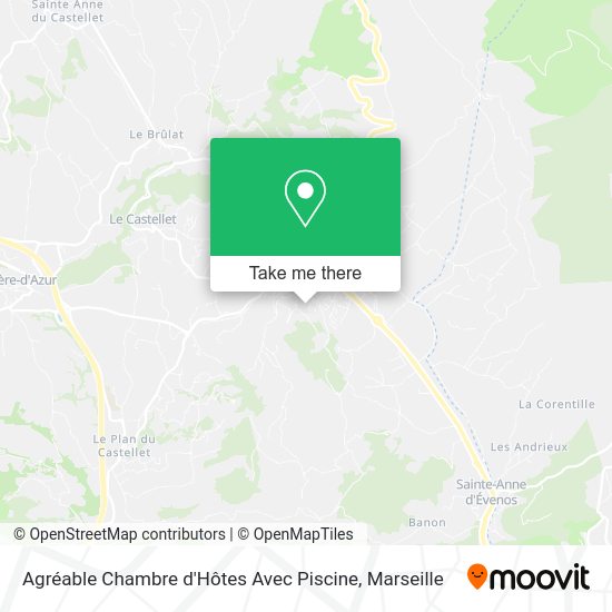 Agréable Chambre d'Hôtes Avec Piscine map