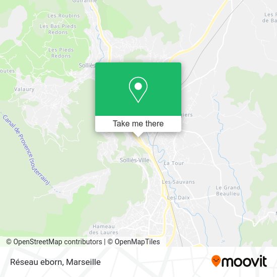 Réseau eborn map
