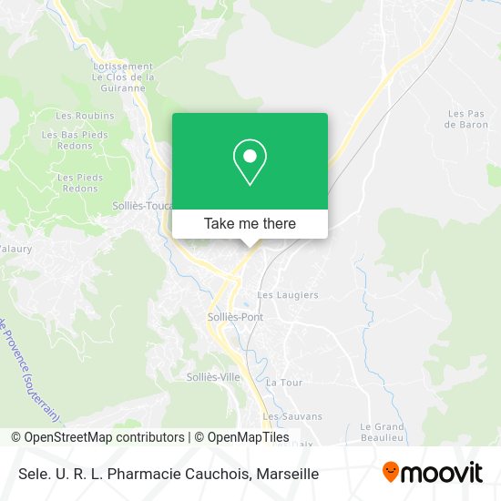 Sele. U. R. L. Pharmacie Cauchois map