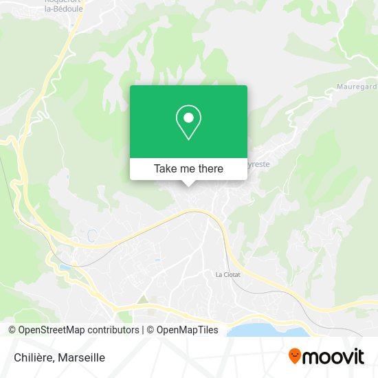 Chilière map