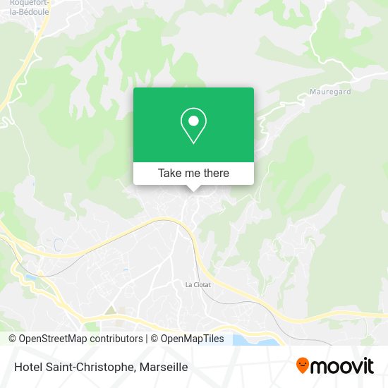 Hotel Saint-Christophe map