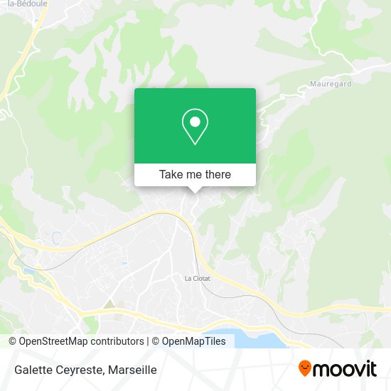Galette Ceyreste map