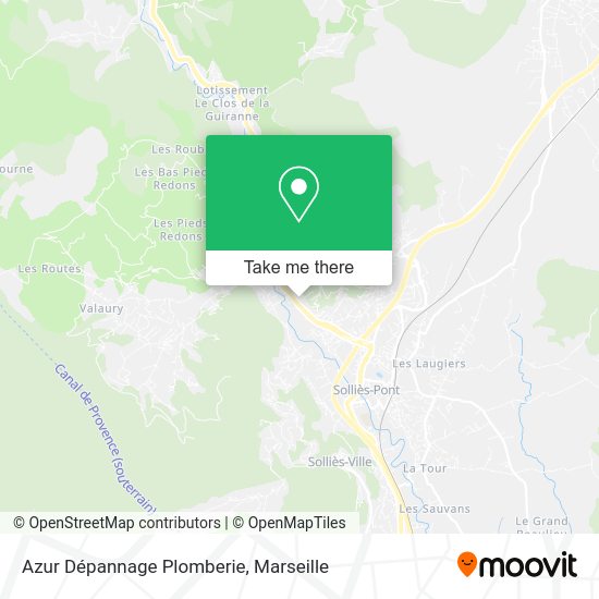 Azur Dépannage Plomberie map