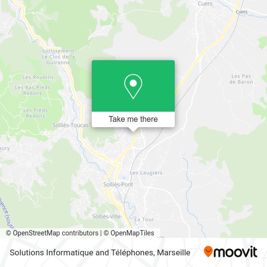 Solutions Informatique and Téléphones map