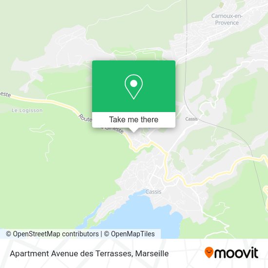 Apartment Avenue des Terrasses map
