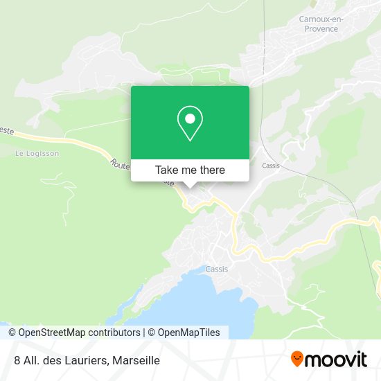 8 All. des Lauriers map