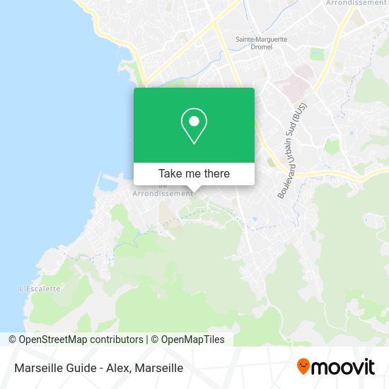 Marseille Guide - Alex map