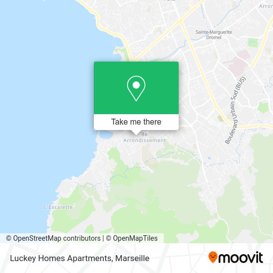 Luckey Homes Apartments map