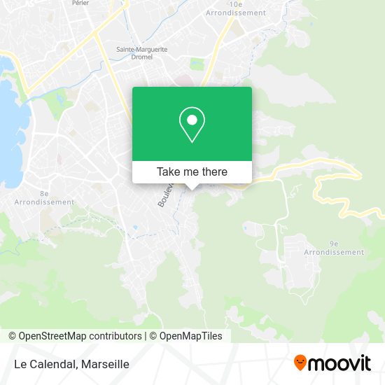 Le Calendal map