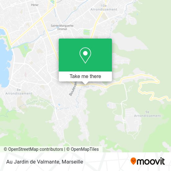 Au Jardin de Valmante map