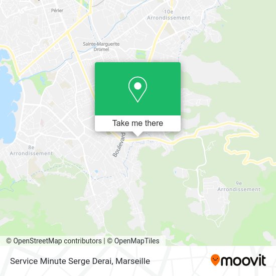 Service Minute Serge Derai map