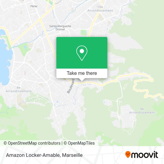 Amazon Locker-Amable map