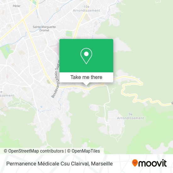 Permanence Médicale Csu Clairval map