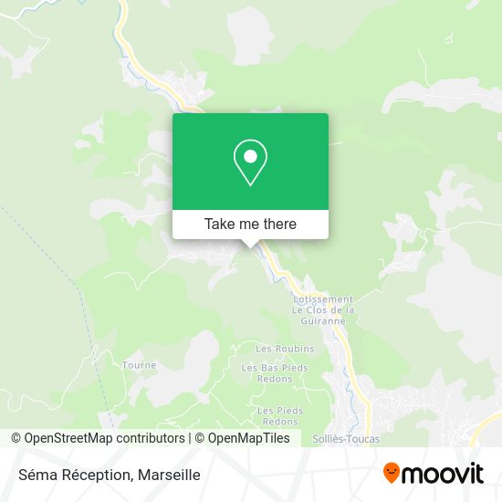Séma Réception map