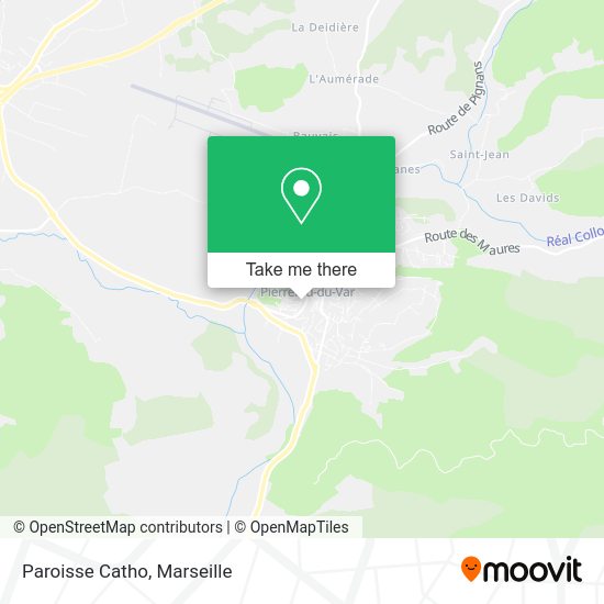 Paroisse Catho map