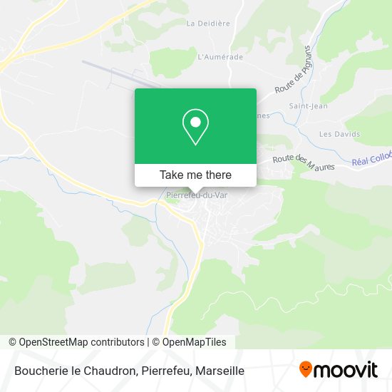 Boucherie le Chaudron, Pierrefeu map