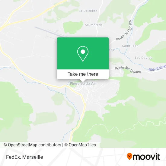 FedEx map