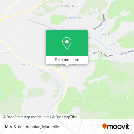 M.A.S. des Acacias map