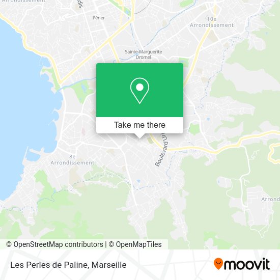 Les Perles de Paline map