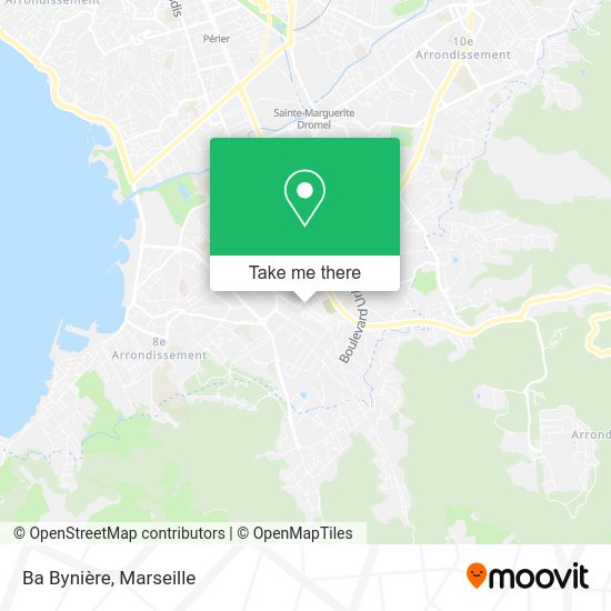 Ba Bynière map