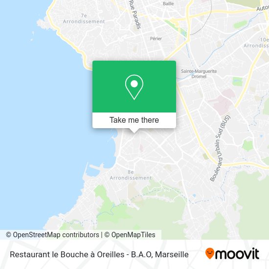 Restaurant le Bouche à Oreilles - B.A.O map